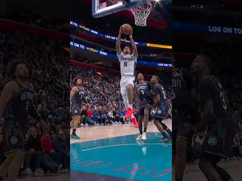 STEPHON. CASTLE. 😤😤😤 #nba #spurs #stephoncastle 📺 Peacock