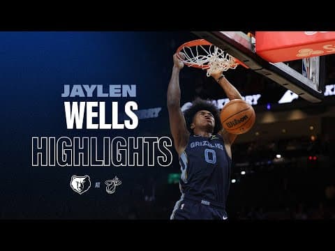 Jaylen Wells Highlights vs. Miami Heat