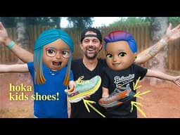 HOKA Kids Running Shoes Review - Real World Test!! Speedgoat and Clifton Running Shoes for Kids!!