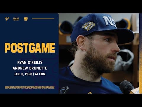 Ryan O’Reilly & Andrew Brunette - Postgame: Jan. 6, 2026