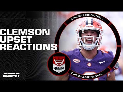 Georgia Tech Upsets Clemson Reactions | The CFB Show