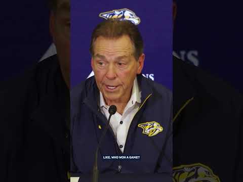 Nick Saban says the Preds have the Ms. Terry stamp of approval 🗣️🔥 #predsnhl