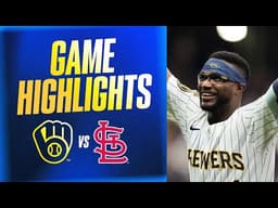 Cardinals vs. Brewers Game Highlights (9/13/25) | MLB Highlights