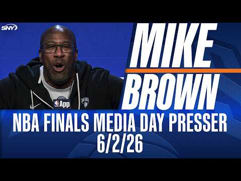 Mike Brown updates Mitch Robinson's status, talks Knicks' preparation for Game 1 of NBA Finals