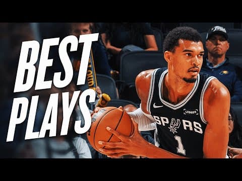 Victor Wembanyama's Best Moments of the 2025 NBA Preseason!