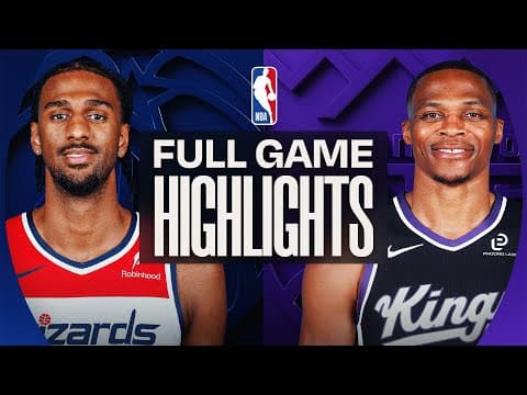 WIZARDS at KINGS | FULL GAME HIGHLIGHTS | January 16, 2026