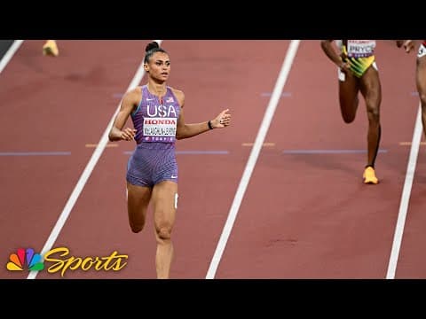 Sydney McLaughlin-Levrone's AMERICAN RECORD 400M obliterates field, seals finals spot | NBC Sports