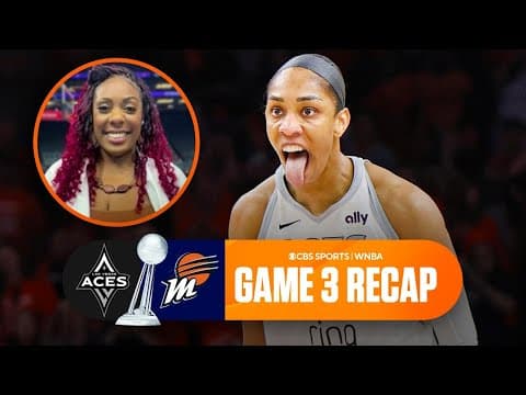 A'ja Wilson drains GAME-WINNER, gives Aces commanding 3-0 series lead vs Mercury | 2025 WNBA Finals