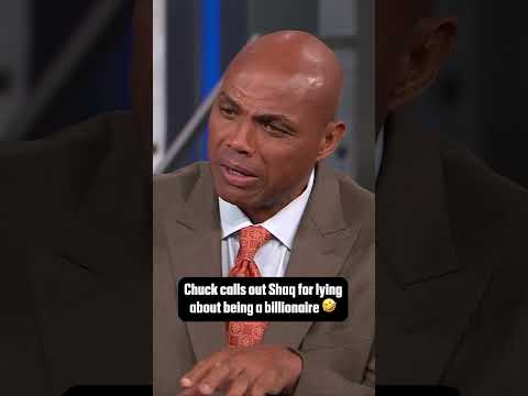 Shaq started pulling out money after Chuck called him out 🤣