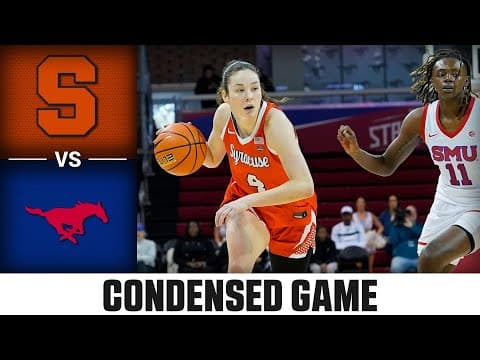 Syracuse vs. SMU Condensed Game| 2025-26 ACC Women's Basketball