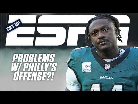 Why there are still some 'BIG QUESTION MARKS' surrounding the Eagles' offense 🤔 | Get Up