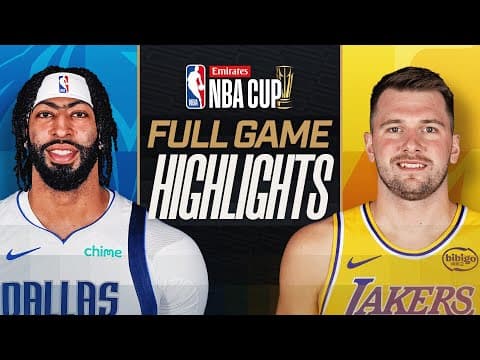 MAVERICKS at LAKERS | EMIRATES NBA CUP 🏆 | FULL GAME HIGHLIGHTS | November 28, 2025