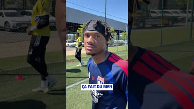 Les premières sensations pour Julien Duranville au GOLTC 👀👊 #ol #ligue1