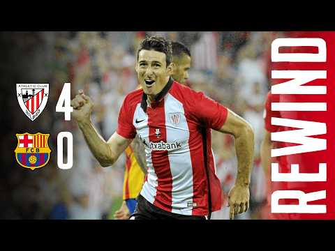 REWIND | Athletic Club 4-0 FC Barcelona | HAT-TRICK DE ADURIZ para conquistar la SUPERCOPA 💥