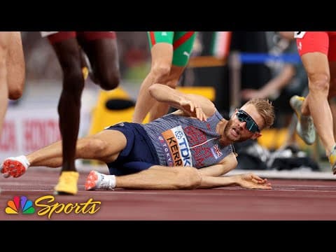 Defending champ Josh Kerr survives messy 1500 semi to punch finals ticket at Worlds | NBC Sports