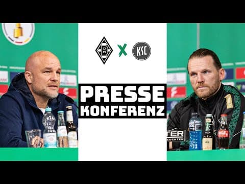 "Werden den KSC nicht unterschätzen" | 🎙️ PK Vor Borussia - Karlsruher SC