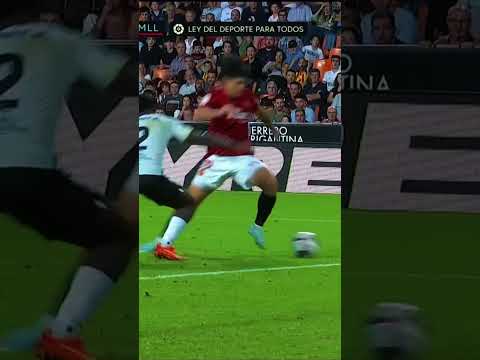 La obra de arte de Kang-in Lee en Mestalla 😱