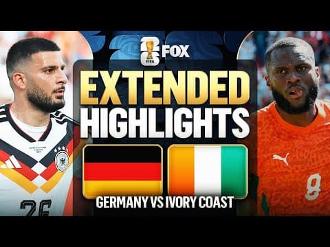 Germany vs Ivory Coast Extended Highlights 🌎🏆 2026 FIFA World Cup™