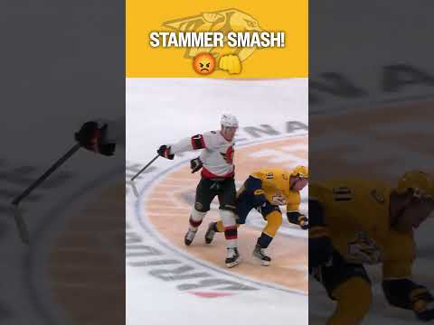 Stammer HAMMERS the door 😳