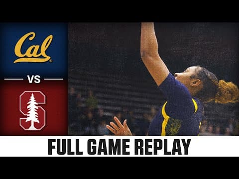 Cal vs. Stanford Full Game Replay | 2025-26 ACC Women's Basketball