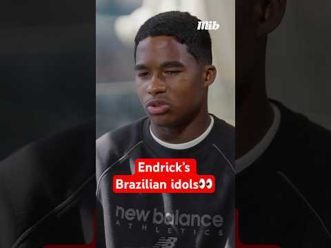 ENDRICK REVEALS HIS BRAZILIAN IDOLS 🇧🇷🏆