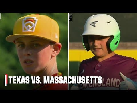Texas vs. Massachusetts | Little League World Series | Full Game Highlights