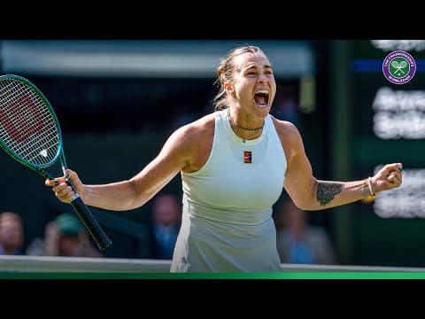 The Best of the World No.1! | Aryna Sabalenka at Wimbledon 2025