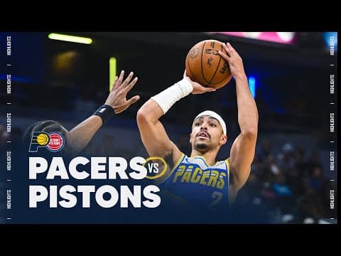 Indiana Pacers Highlights vs. Detroit Pistons | November 24, 2025