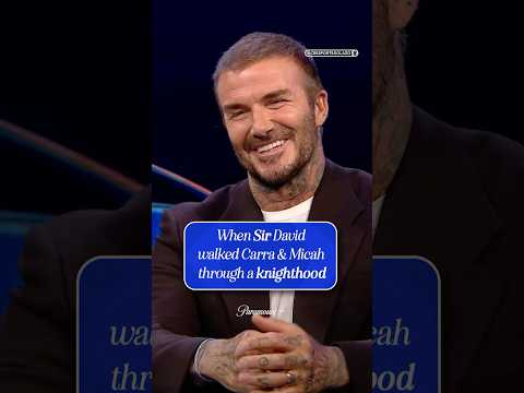 Officially SIR David Beckham 👑❤️