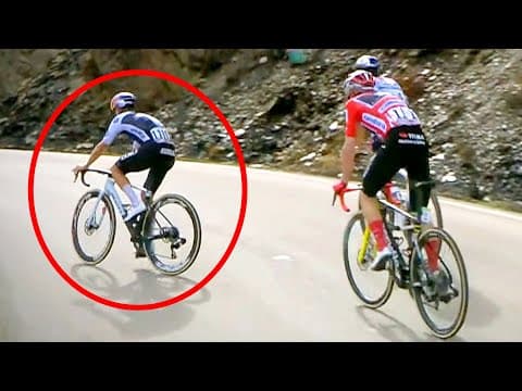 When Tom Pidcock Does THIS You Know It's a Steep Climb | Vuelta a Espana 2025 Stage 17