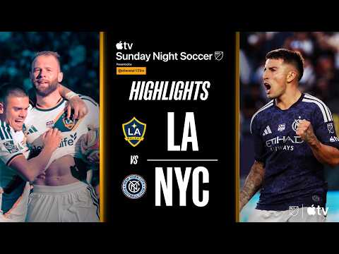 LA Galaxy vs. New York City FC | Full Match Highlights | Sunday Night Soccer!