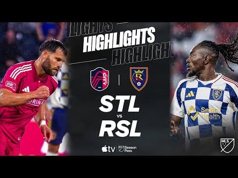 St. Louis CITY SC vs. Real Salt Lake | Full Match Highlights | Victor Olatunji BRACE!!