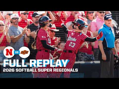 Nebraska vs. Oklahoma State: 2026 NCAA softball super regionals Game 2  | FULL REPLAY