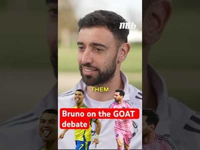 BRUNO FERNANDES WEIGHS IN ON THE GOAT DEBATE 🐐