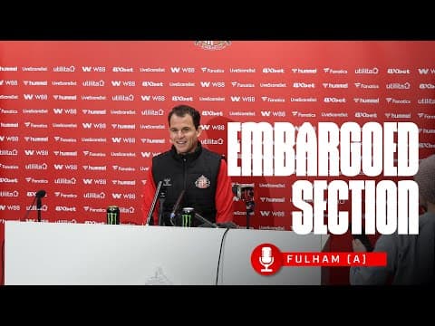 Fulham Press Conference | The Embargoed Section