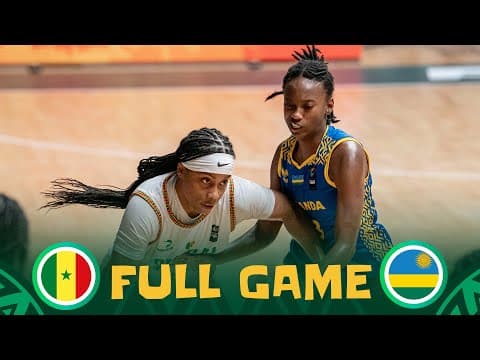 Senegal v Rwanda | Full Basketball Game | FIBA Women's AfroBasket 2025