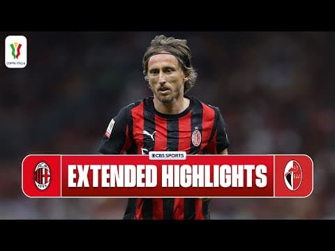 Milan vs. Bari: Extended Highlights | Coppa Italia | CBS Sports Golazo