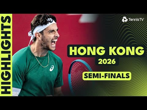 Musetti Faces Rublev; Bublik vs Giron | Hong Kong 2026 Semi-Final Highlights