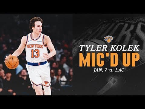 Tyler Kolek HOT On the Mic 🎙️