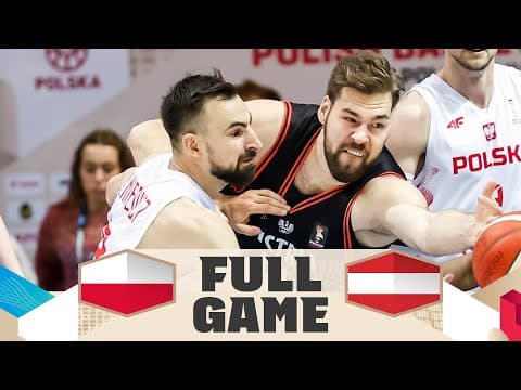 Poland v Austria | Full Basketball Game | FIBA Basketball World Cup 2027 European Qualifiers