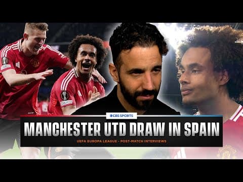 "PRESSURE IS ON US" Amorim as Manchester United head back to Old Trafford LEVEL with Real Sociedad 👀