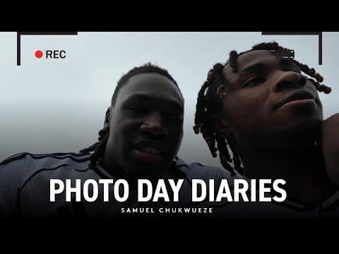 Photo Day Diaries | Calvin Bassey and Samuel Chukwueze vlog squad photo day