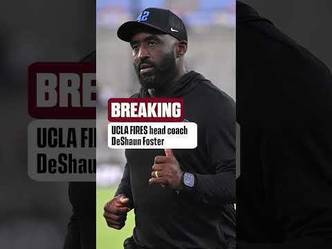 UCLA has fired head coach DeShaun Foster #shorts #collegefootball