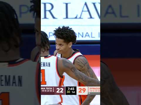 4-PT PLAY FROM KIYAN 🤯 #syracuse #syracusebasketball #accbasketball #collegebasketball #sports