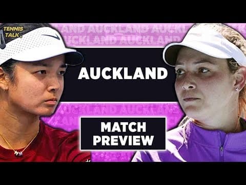 Eala vs Vekic | WTA Auckland 2026 | Tennis Talk Preview & Prediction