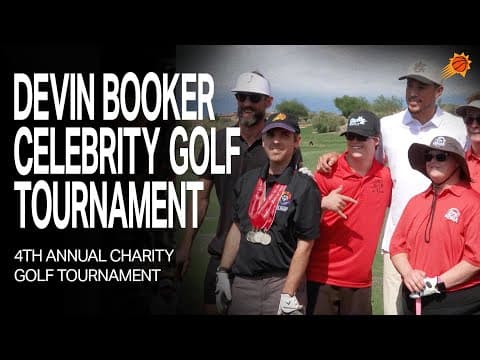 The 4th Annual Devin Booker Charity Golf Tournament | Phoenix Suns