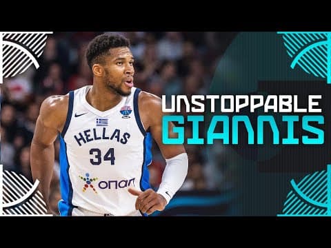 No stopping the Greek Freak! Giannis Antetokounmpo DOMINATED FIBA EuroBasket 2025 🇬🇷