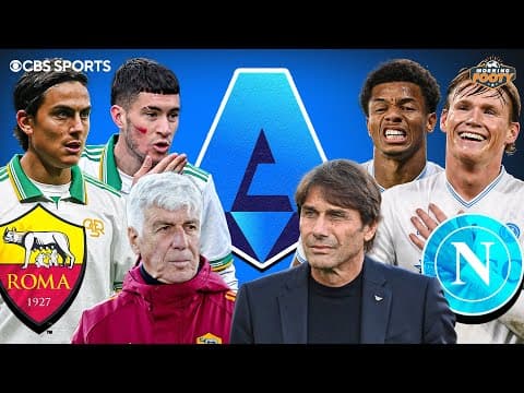 Roma vs. Napoli MATCH PREVIEW: Serie A | Gian Piero Gasperini vs. Antonio Conte | Morning Footy