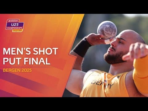 Men’s Shot Put Final REPLAY | Bergen 2025 European Athletics U23 Championships