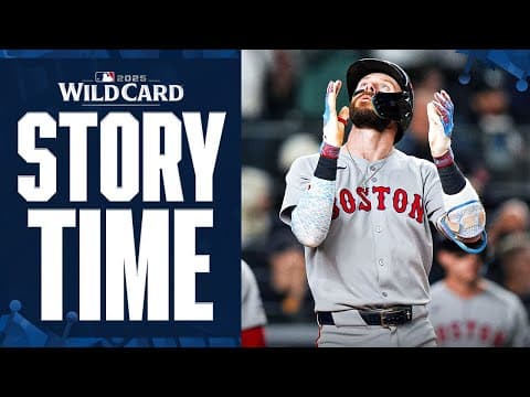 Trevor Story hits his first Postseason homer since 2017! 📚 (Red Sox tie 2025 AL Wild Card Game 2)